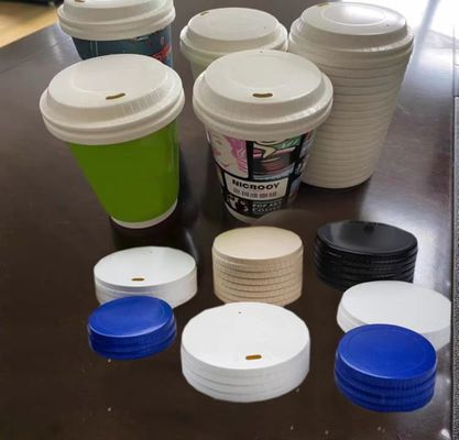 Alta cubierta de la taza de papel de la estabilidad 3phase que hace el ahorro de energía de la máquina