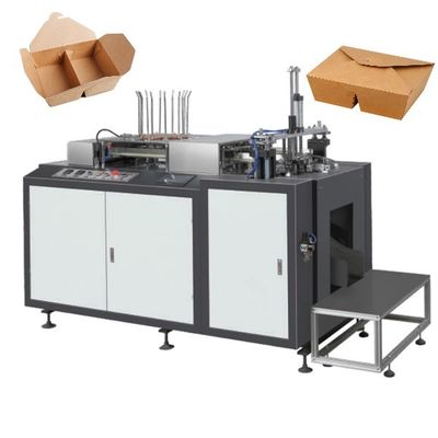 Máquina de papel tridimensional automática 30-50pcs/Minute de la fabricación de cajas del almuerzo